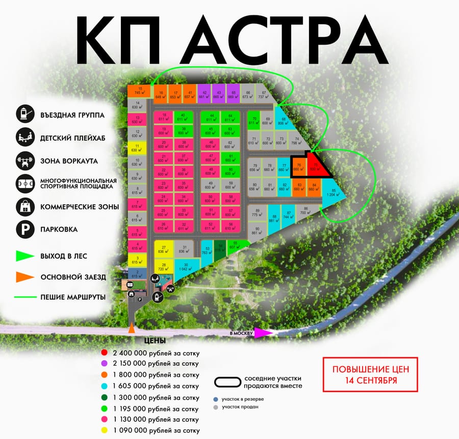 Генплан КП Астра